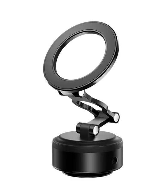 360° Rotating Magnetic Car Phone Holder, Dual-Sided Vacuum Suction Mount for 4.7 Inch and Above Smartphones, for Universal Use