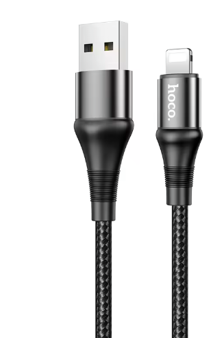 HoCo USB Cable for iPhone 12 11 pro max Xr X Xs 8 7 6 plus iPad Mini 2A Fast Charging Cable Cord Mobile Phone Data Cable ios14