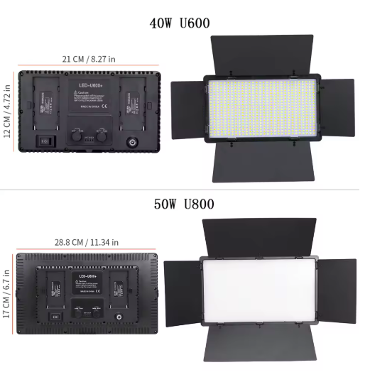 LED Photography Video Light Panel Lighting Photo Studio Lamp Kit With Tripod Stand For Shoot Live Streaming Youtube Tiktok