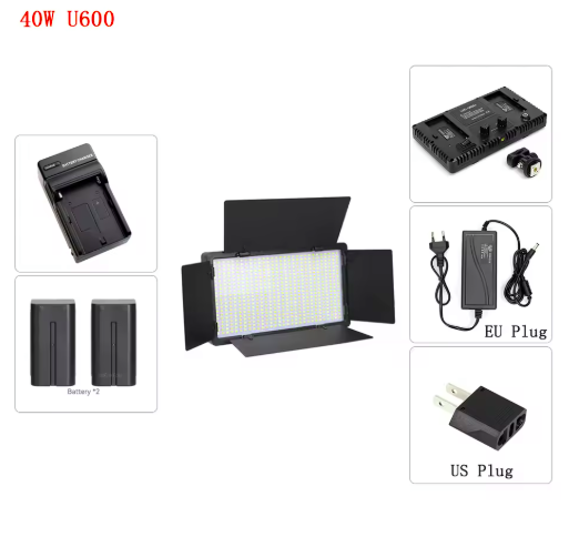 LED Photography Video Light Panel Lighting Photo Studio Lamp Kit With Tripod Stand For Shoot Live Streaming Youtube Tiktok