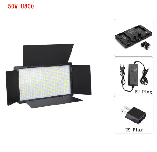 LED Photography Video Light Panel Lighting Photo Studio Lamp Kit With Tripod Stand For Shoot Live Streaming Youtube Tiktok