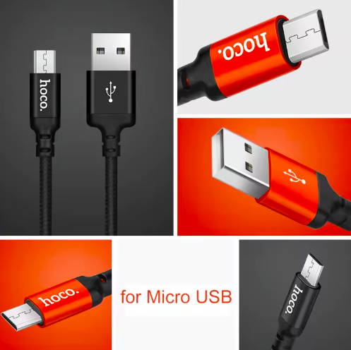 Hoco Micro USB Cable 1m 2m Fast Charge USB Data Cable Mobile Phone USB Charging Cord