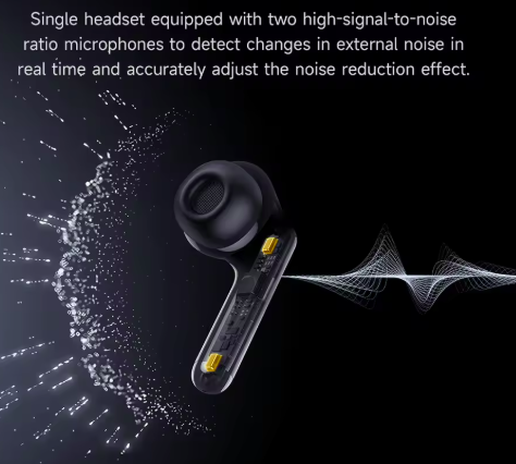 HOCO EQ10 Plus ANC ENC Noise Reduction Wireless 5.4 Earphone LED Display Charging Box HiFi Audio Stereo Headset Dual Connect