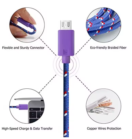 USB C Type C Cable Fast Charging 1m 2m 3m Charger data cable